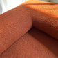 - Bespoke Rust Boucle Modular Sofa Set