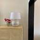 Large Vintage Opalescent Sphere Statement Lamp - Six Available