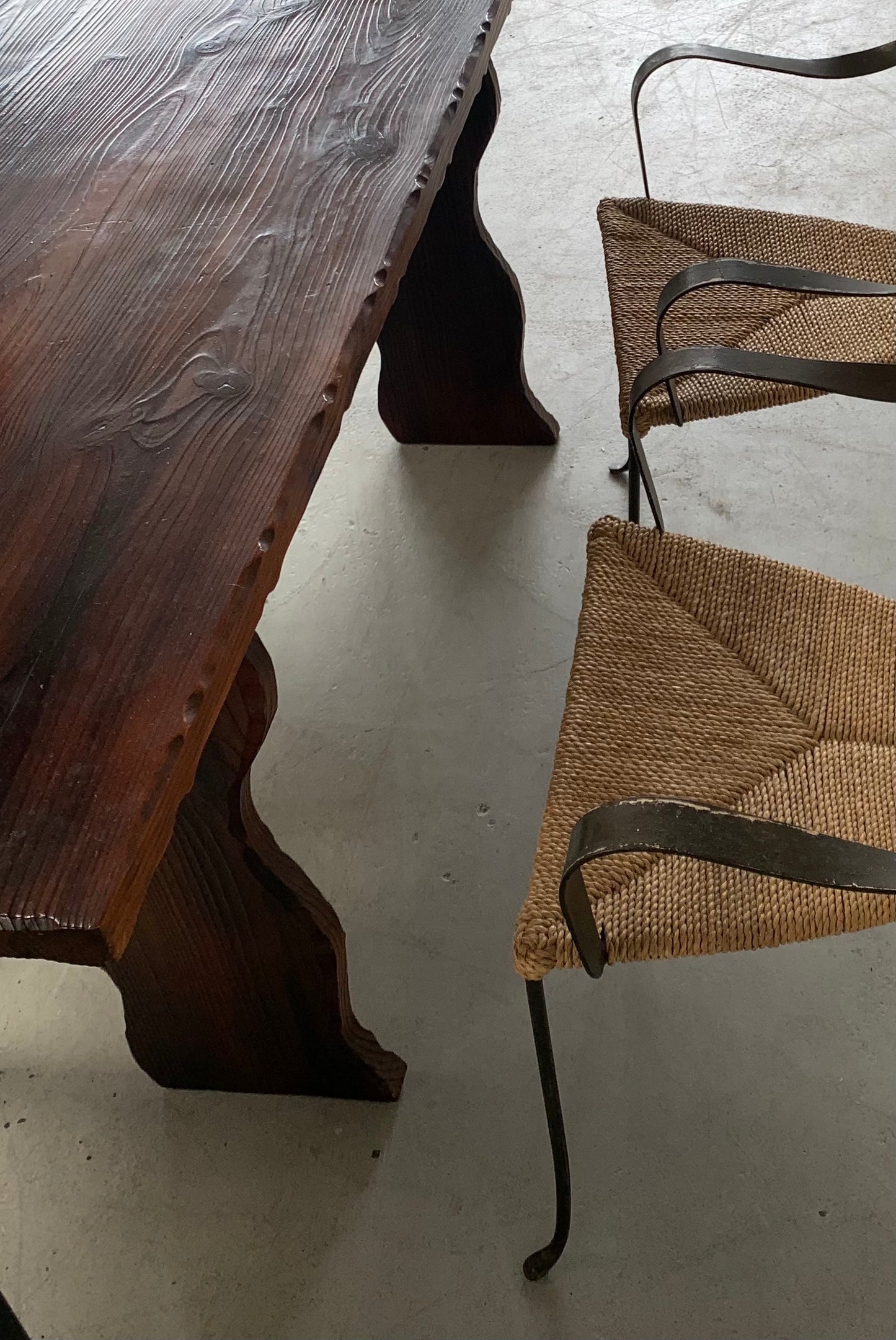 Hand Carved Spanish-Style Dining Table