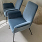 1960s Italian Winged Armchair, Fully Refurbished - Two Available