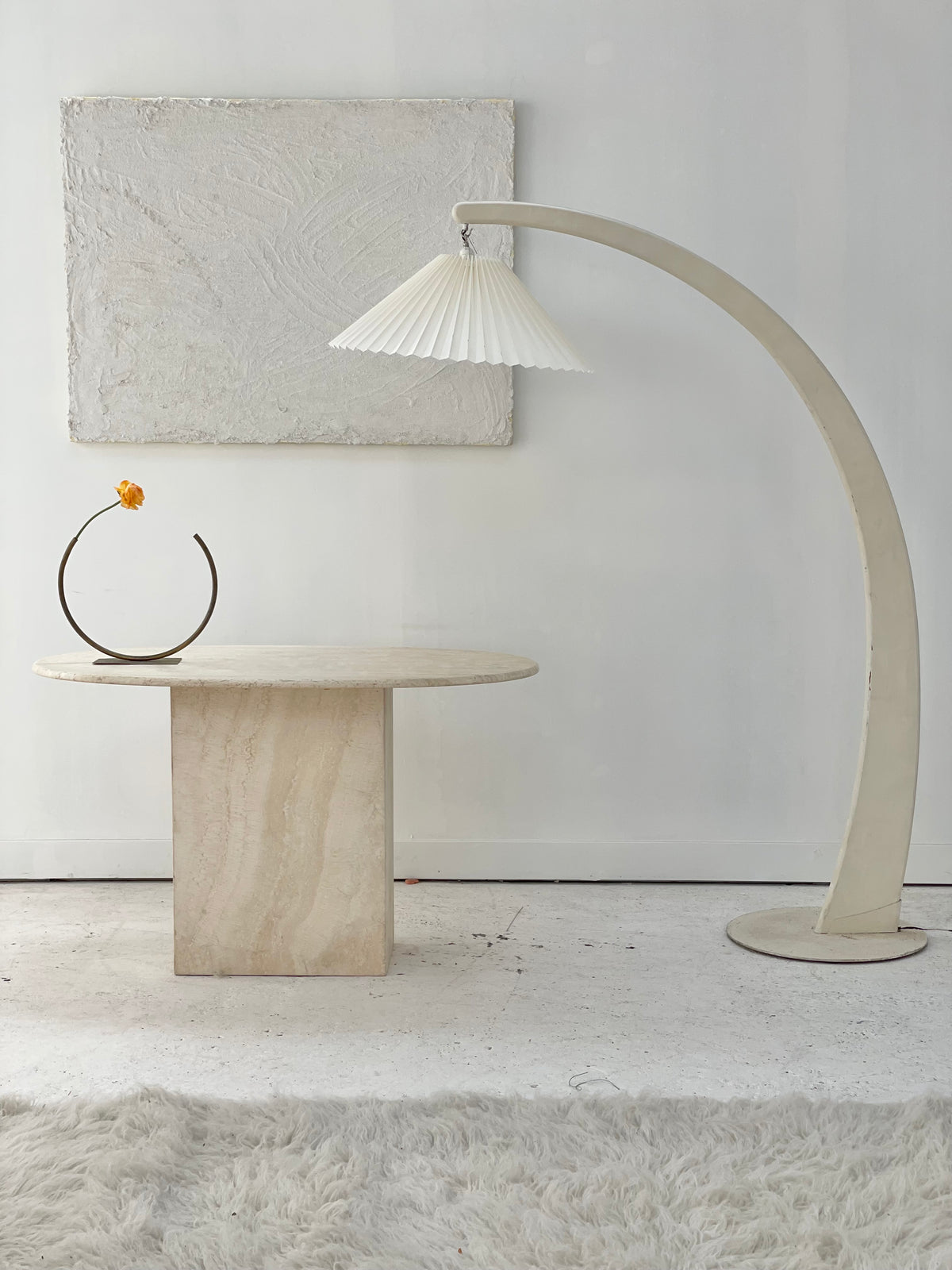 Travertine Desk Table