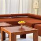Large Bespoke Rust Boucle Modular Sofa