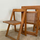Mid Century Italian Aldo Jacober and Pierangela d’aniello Folding Chairs
