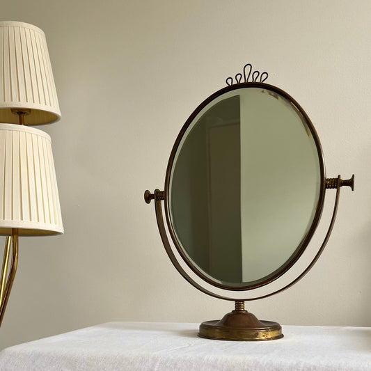 - 1940s Swedish Table Mirror by Josef Frank (attr.)