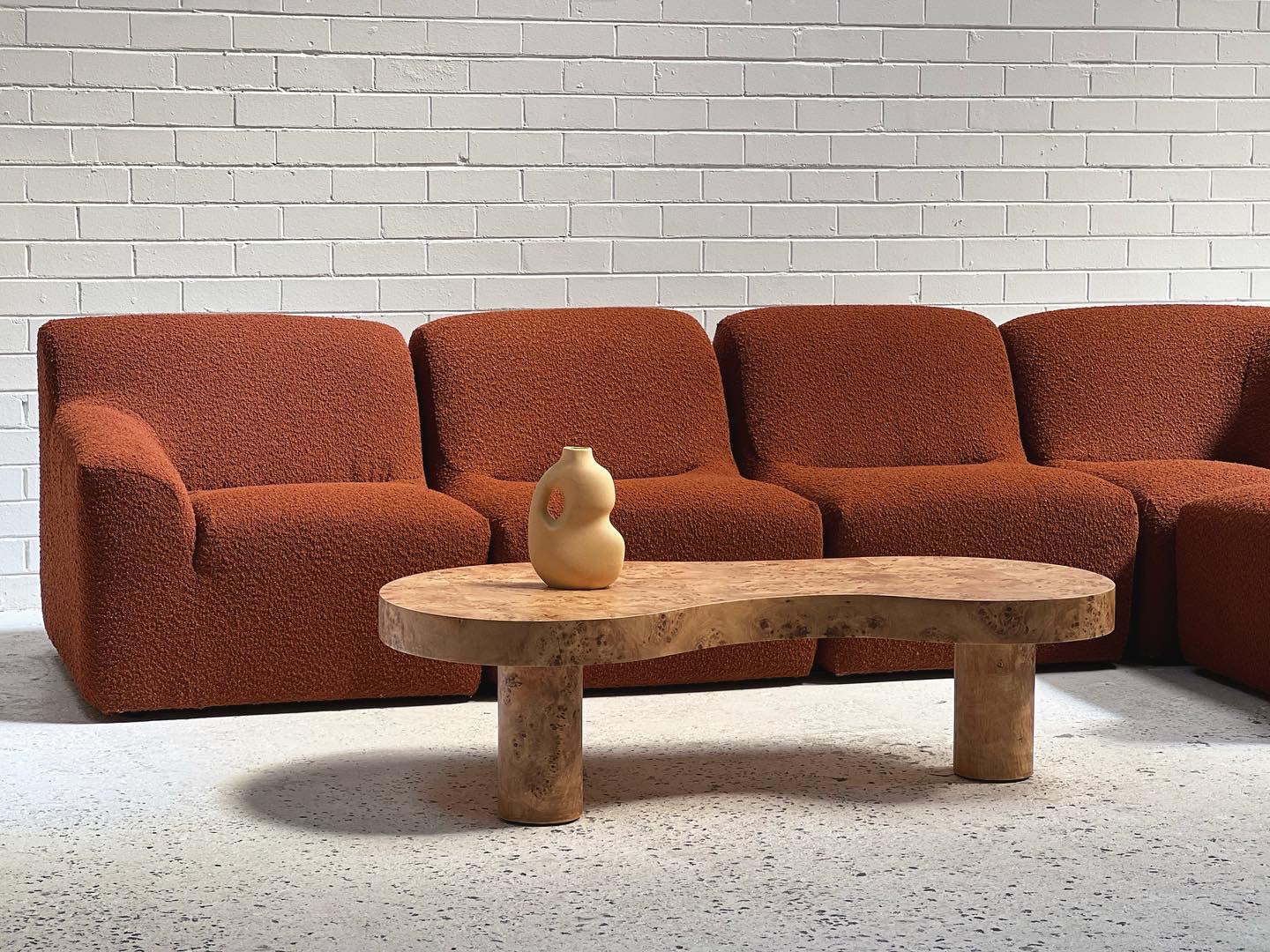 Bespoke Boucle Vintage Modular Sofa