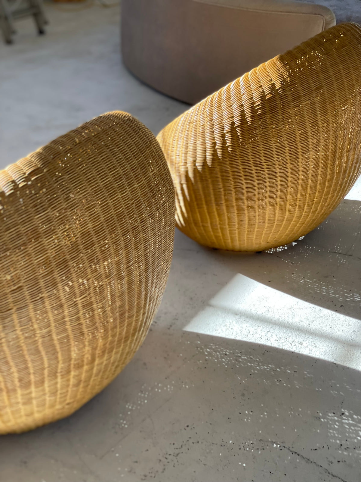 Cane Tub Chairs