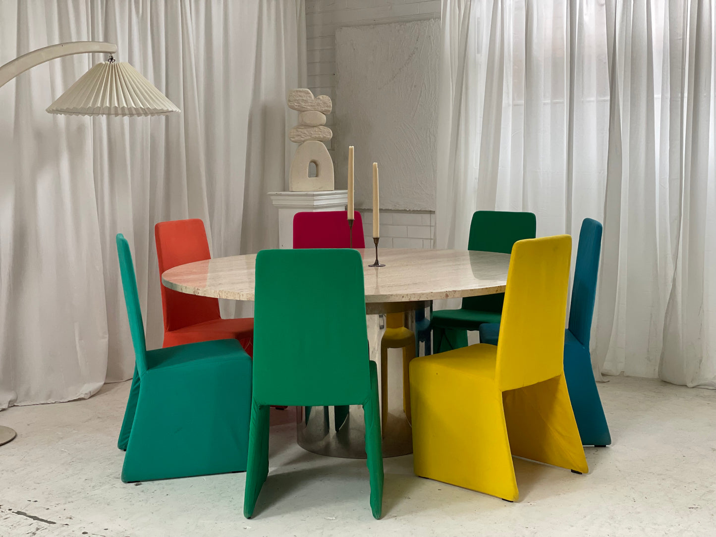 Italian Diamanté Chairs by Claudio Salocchi