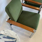Vintage Teak and Chrome Sebel Armchairs