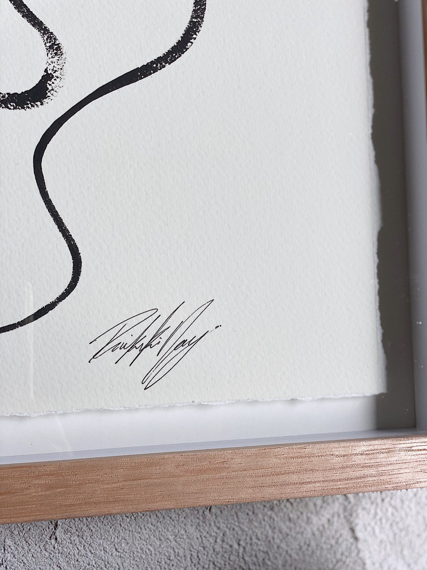 “Three of us” By Rikki Day ~ Float framed in Tasmanian Oak, limited edition