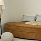 - Large Caramel Velvet Ottoman / Day Bed