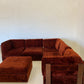 Vintage Modular Velvet Playpen Sofa