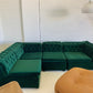 Vintage Fler Velvet Modular Sofa
