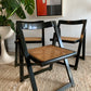 Original 1960’s Aldo Jacober and Pierangela d’Aniello “Trieste” Rattan Folding Chair