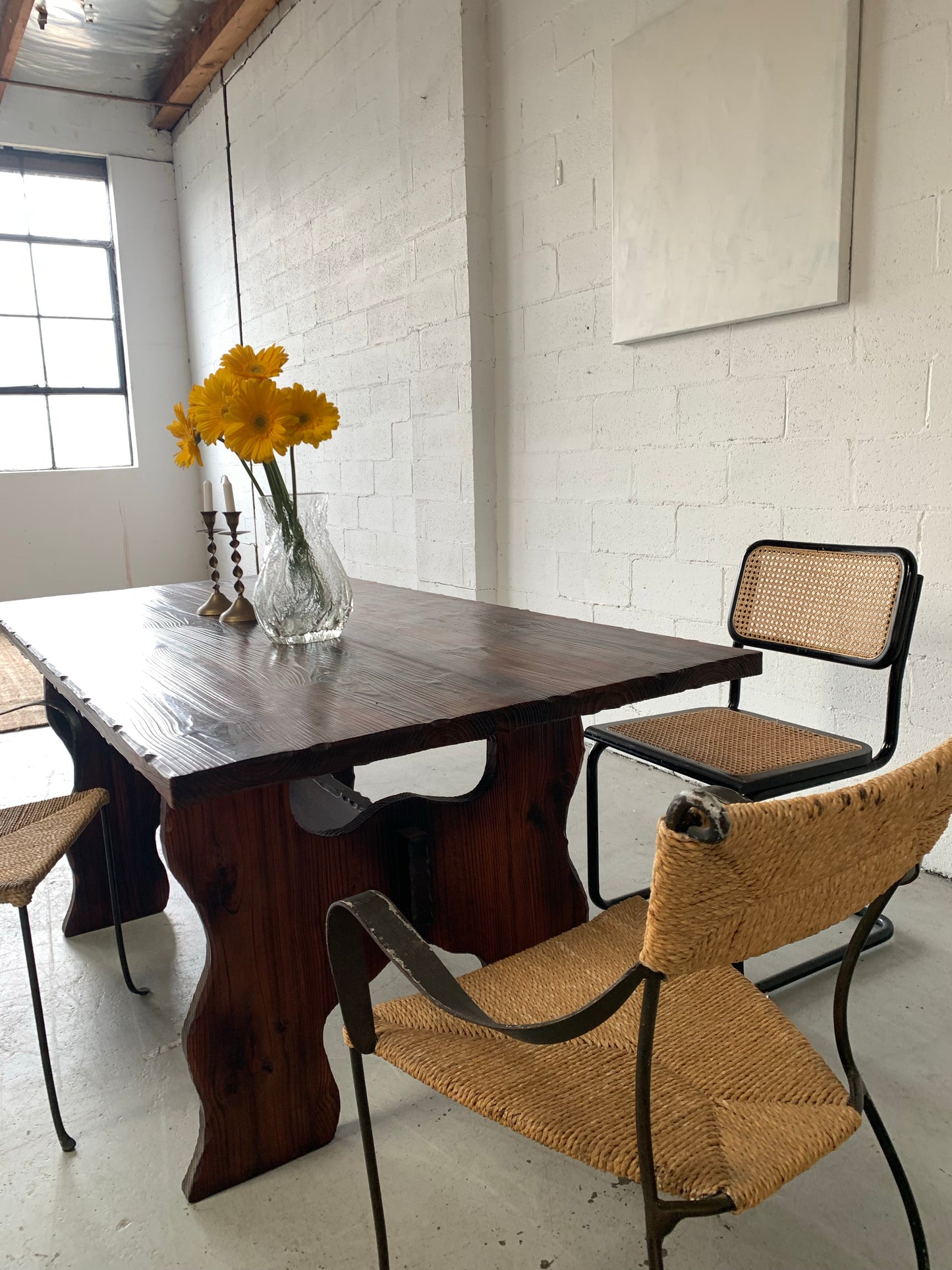 Hand Carved Spanish-Style Dining Table