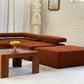 Large Bespoke Rust Boucle Modular Sofa