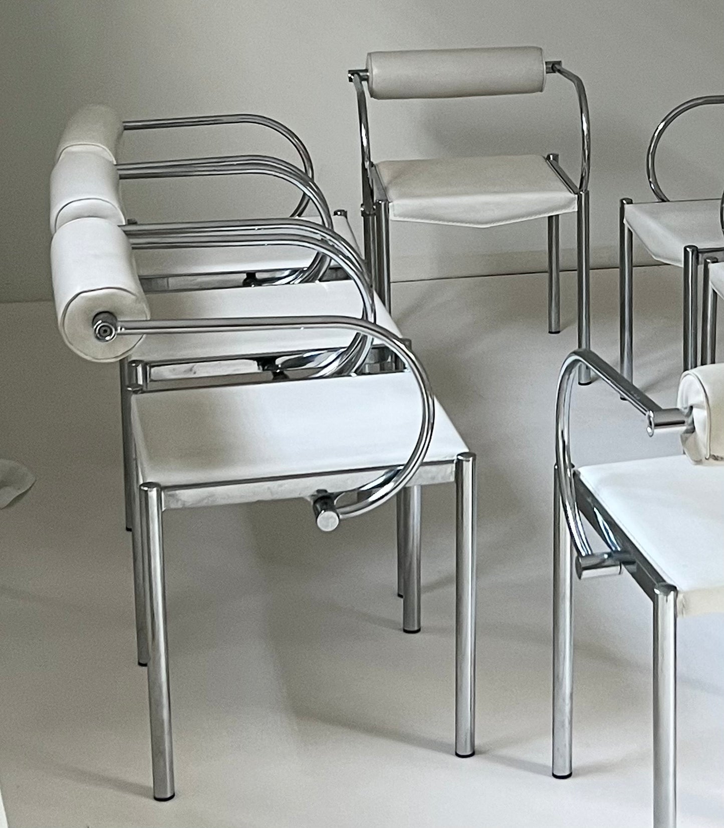 Set of 8 Vintage Italian Dining Chairs