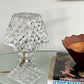 - Crystal-Cut Square Mushroom Lamp, 1960s
