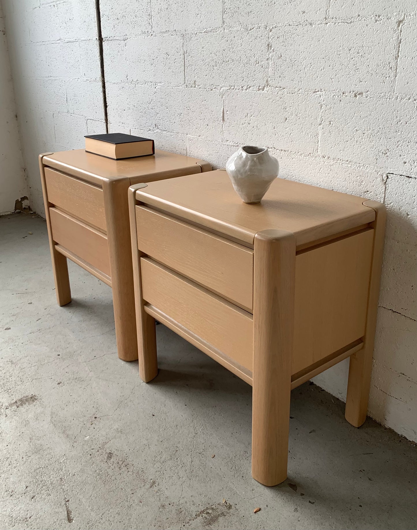 - Set of Two Vintage Kalmar Bedside Tables