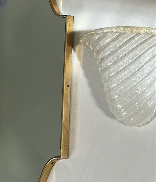 - Vintage Murano ‘Shell’ Sconce, Italy