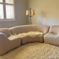 Featherston Numero VII Modular Sofa Reupholstered in Soft Wool