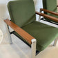 Vintage Teak and Chrome Sebel Armchairs