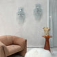 Murano Sconce - Venini TRONCHI CLEAR - Two Available