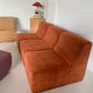 Vintage Modular Cord Sofa, Newly Upholstered