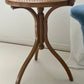 - Vintage Bentwood Rattan Side Table