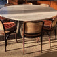 Stunning Large Round Travertine Dining Table