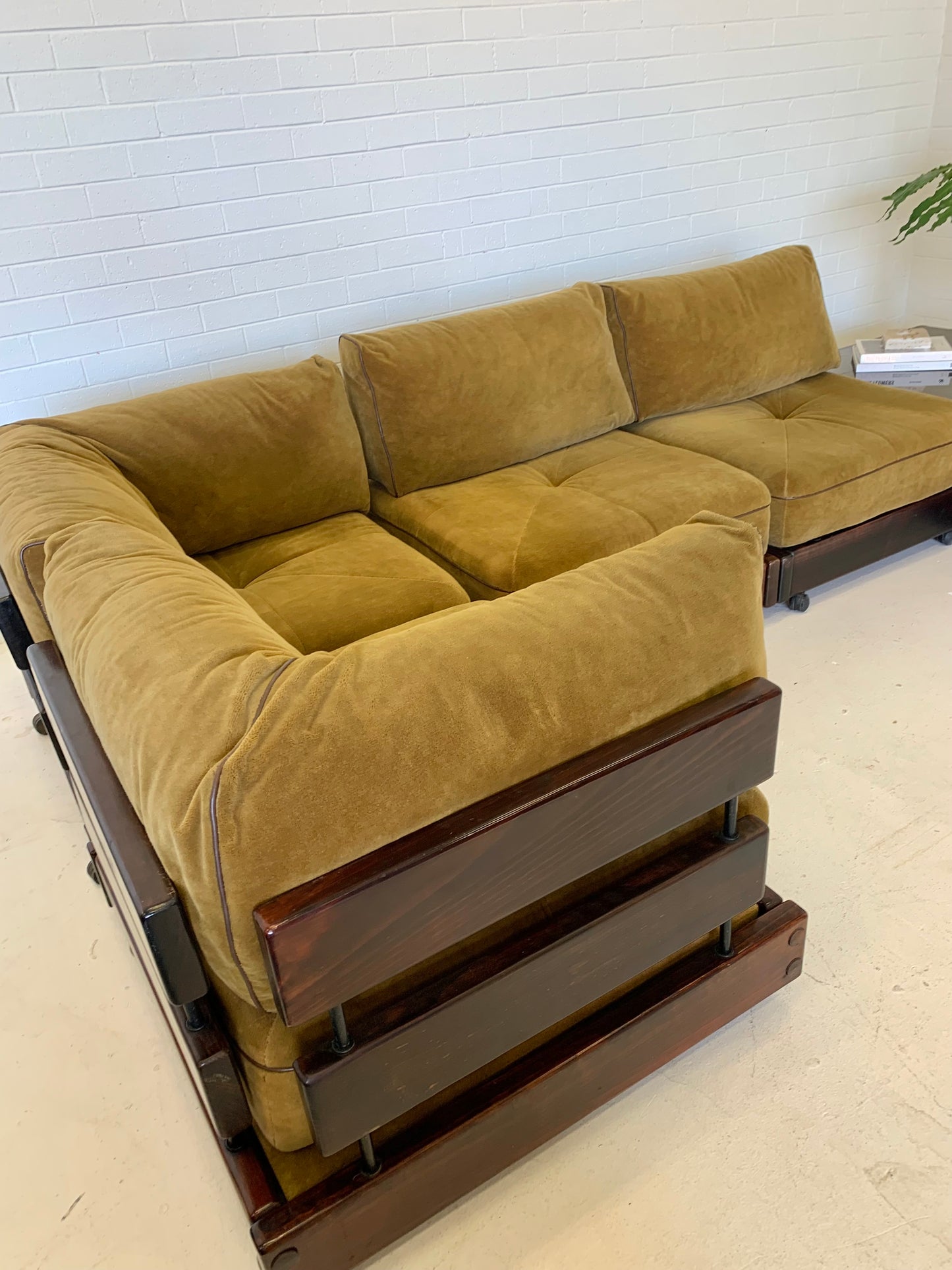 Vintage Post and Rail Modular Sofa