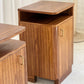- Set of Two Vintage Wooden Bedside Tables