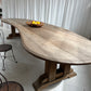 Custom Large Wooden Curved Table