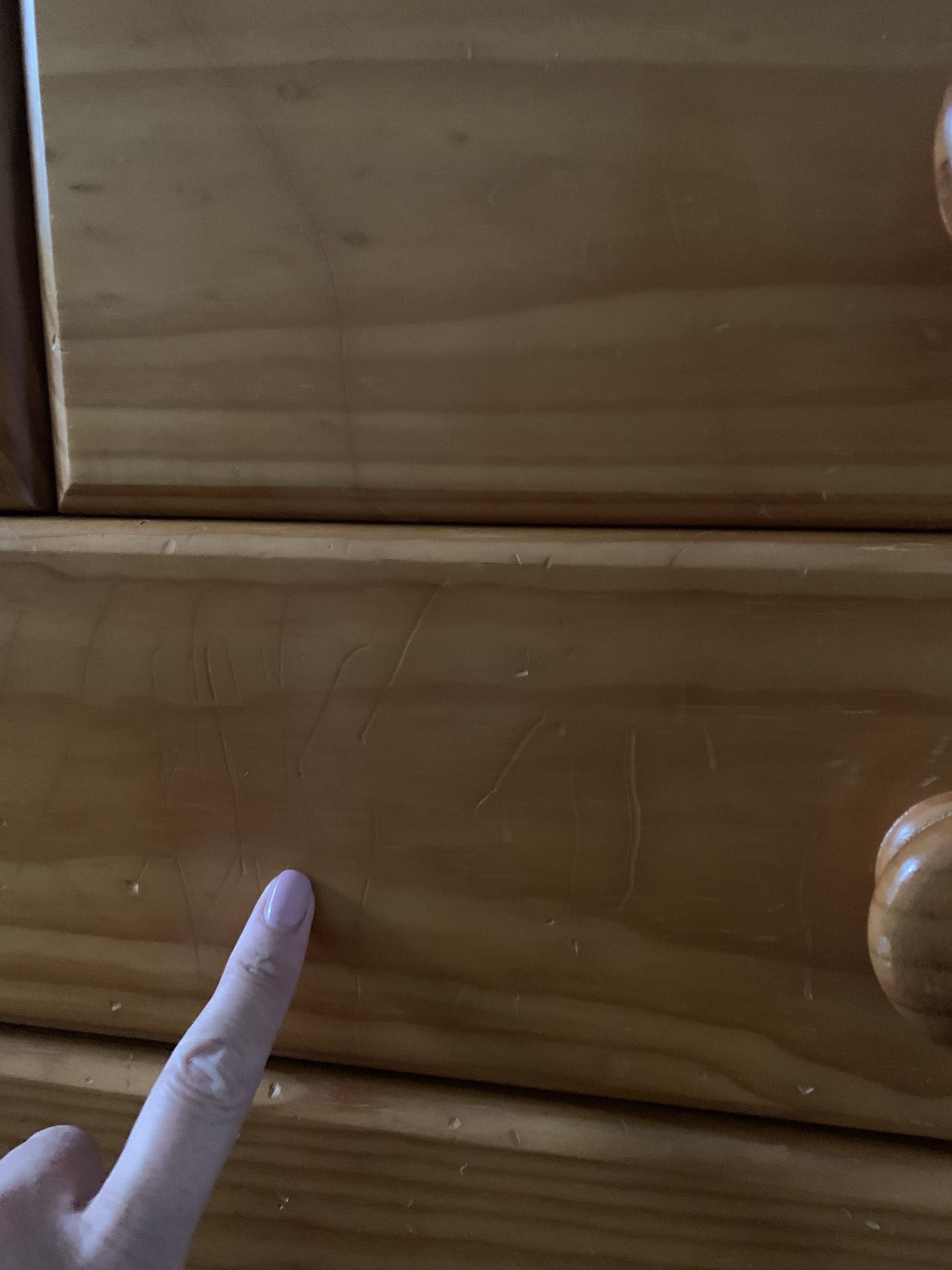 Rattan and Pine Tallboy Drawers