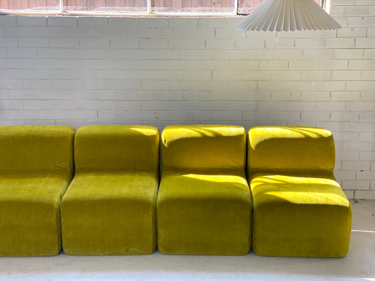 Velvet Chubby Modular Chair