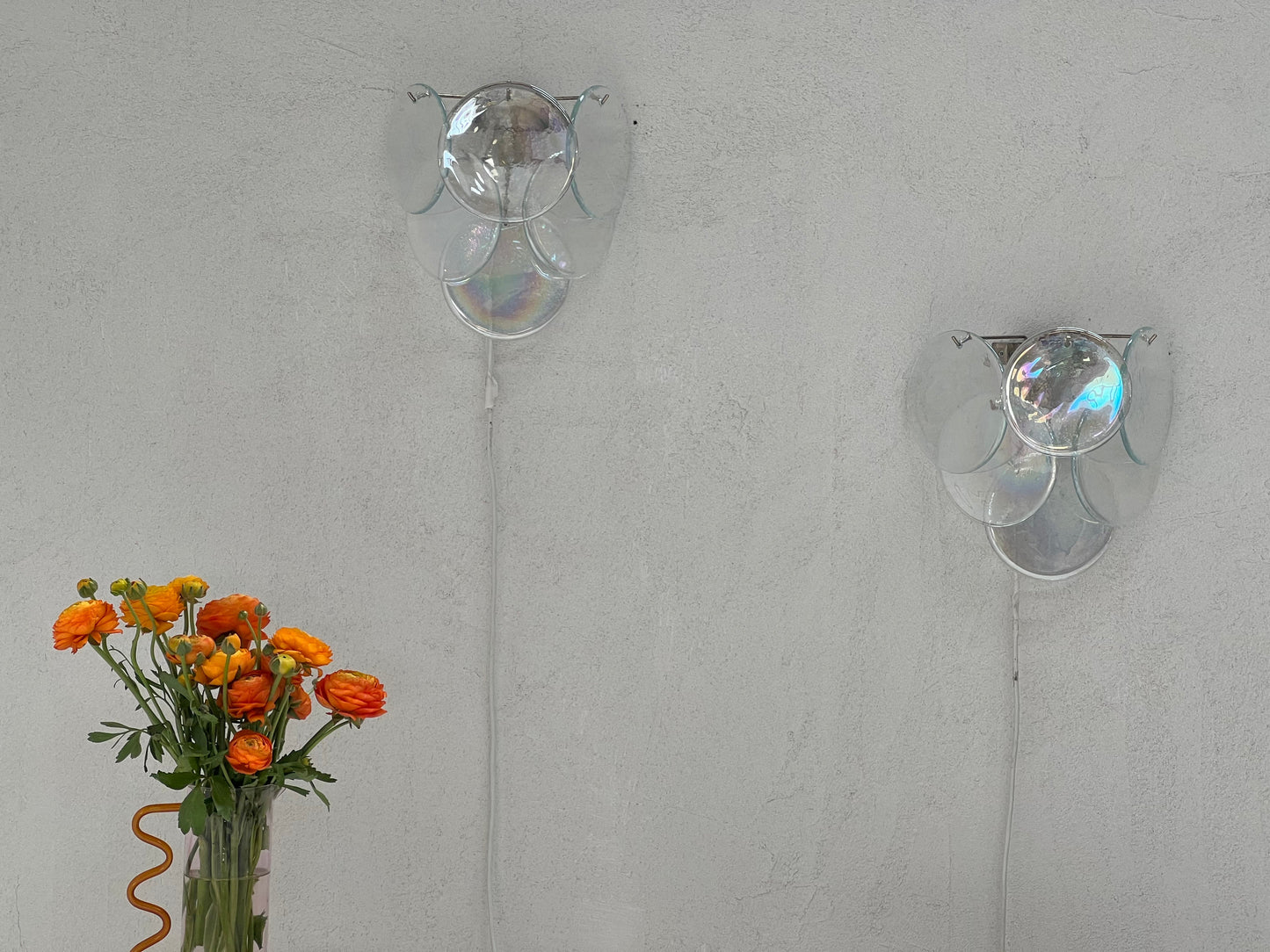 Murano Sconce - VISTOSTI IRIDESCENT- One Available