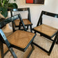 Original 1960’s Aldo Jacober and Pierangela d’Aniello “Trieste” Rattan Folding Chair