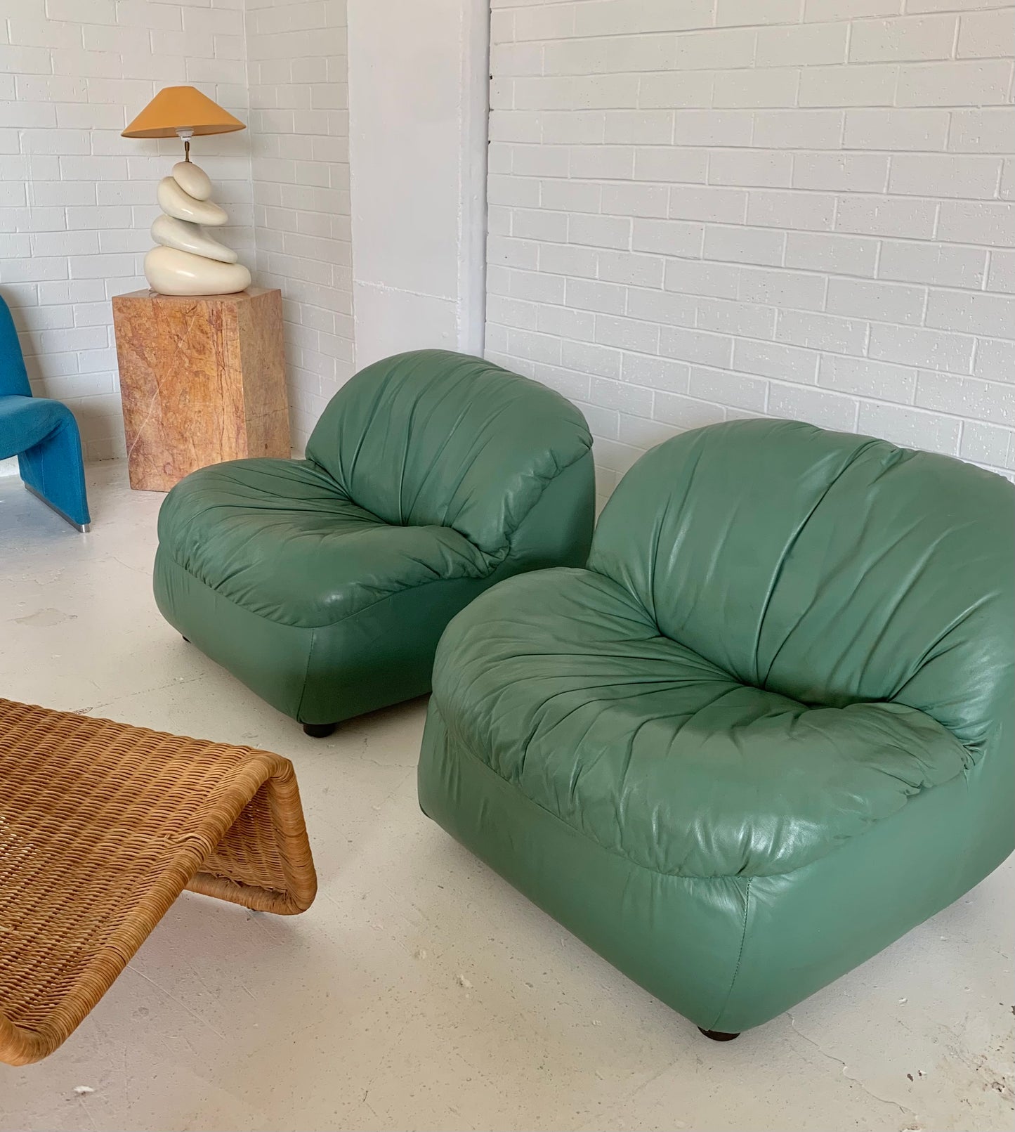 - Vintage Leather Armchair