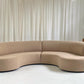 Curved Boucle Modular Sofa