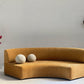 Bespoke Mustard Curvy Modular Sofa