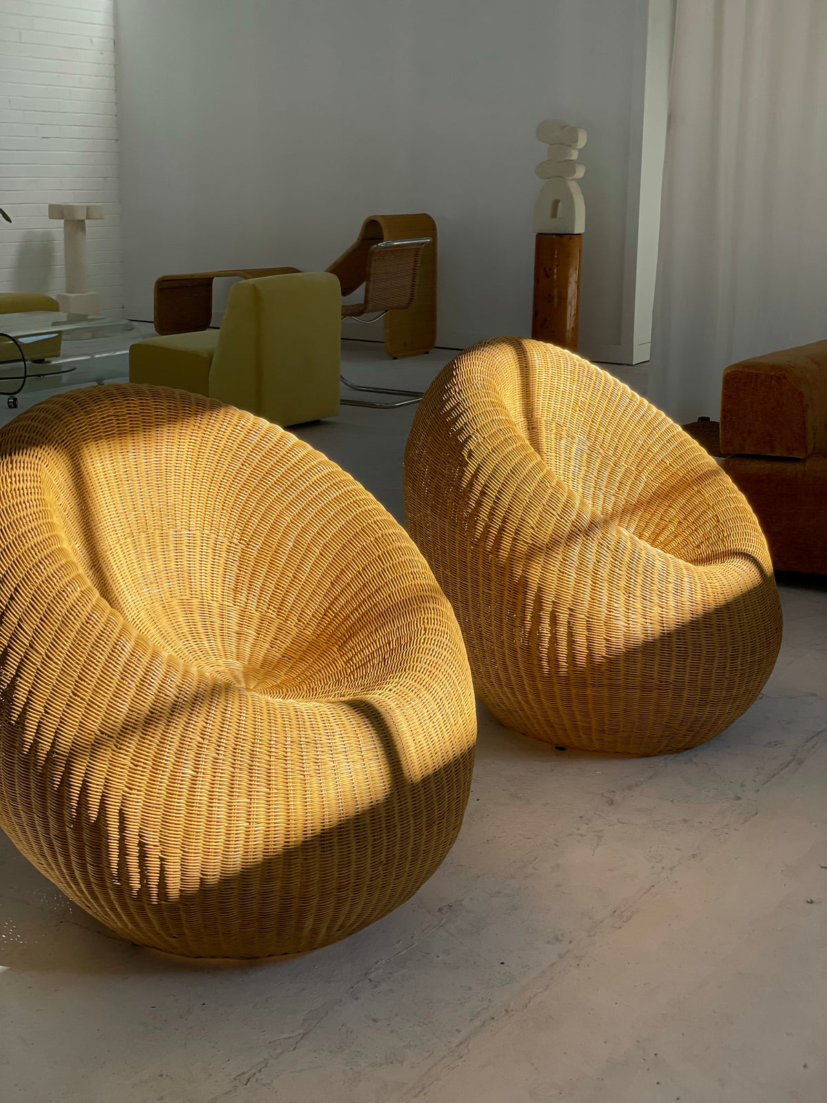 Cane Tub Chairs