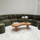 - Bespoke Green Chenille Modular Sofa Set