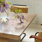 Brutalist Travertine Dining table