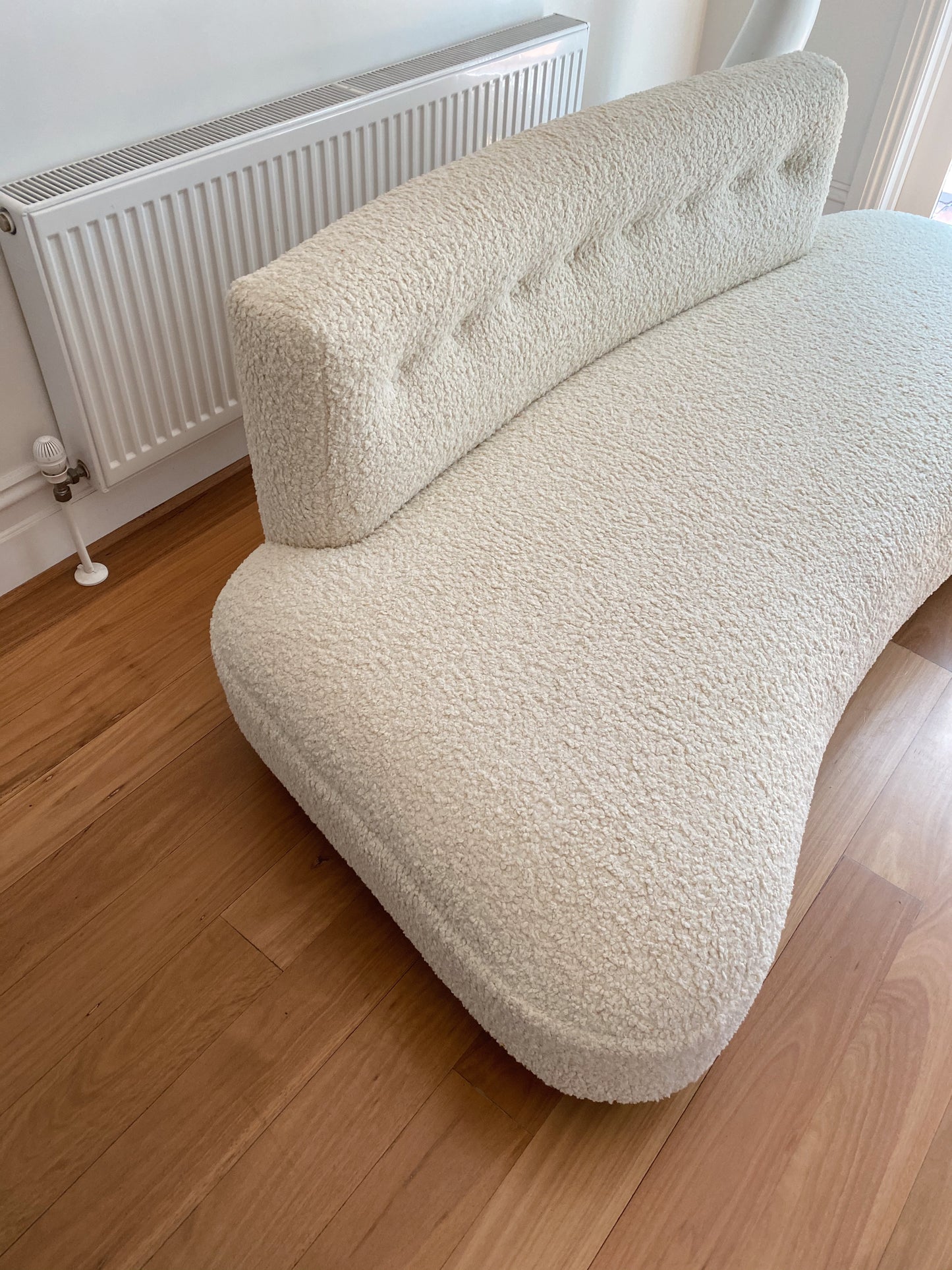 Custom Made Vintage Curved Sofa