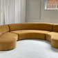 Bespoke Mustard Curvy Modular Sofa
