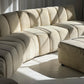 - Soft Cream Curved Modular Sofa Set