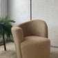 Vladimir Kagan-Style Swivel Chair in Wool Boucle - Two Available