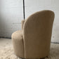 Vladimir Kagan-Style Swivel Chair in Wool Boucle - Two Available