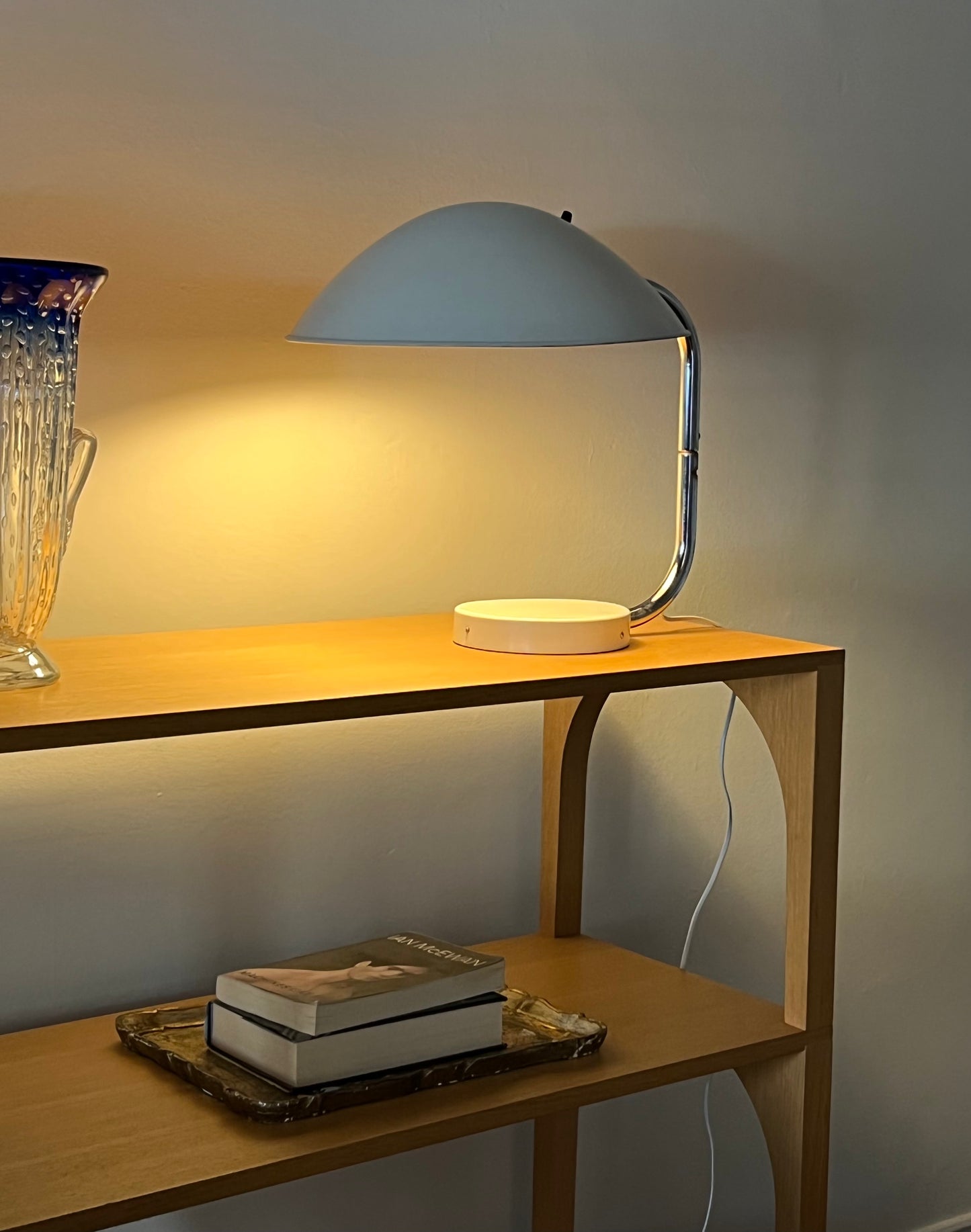 Large Mid Century Swedish Lamp