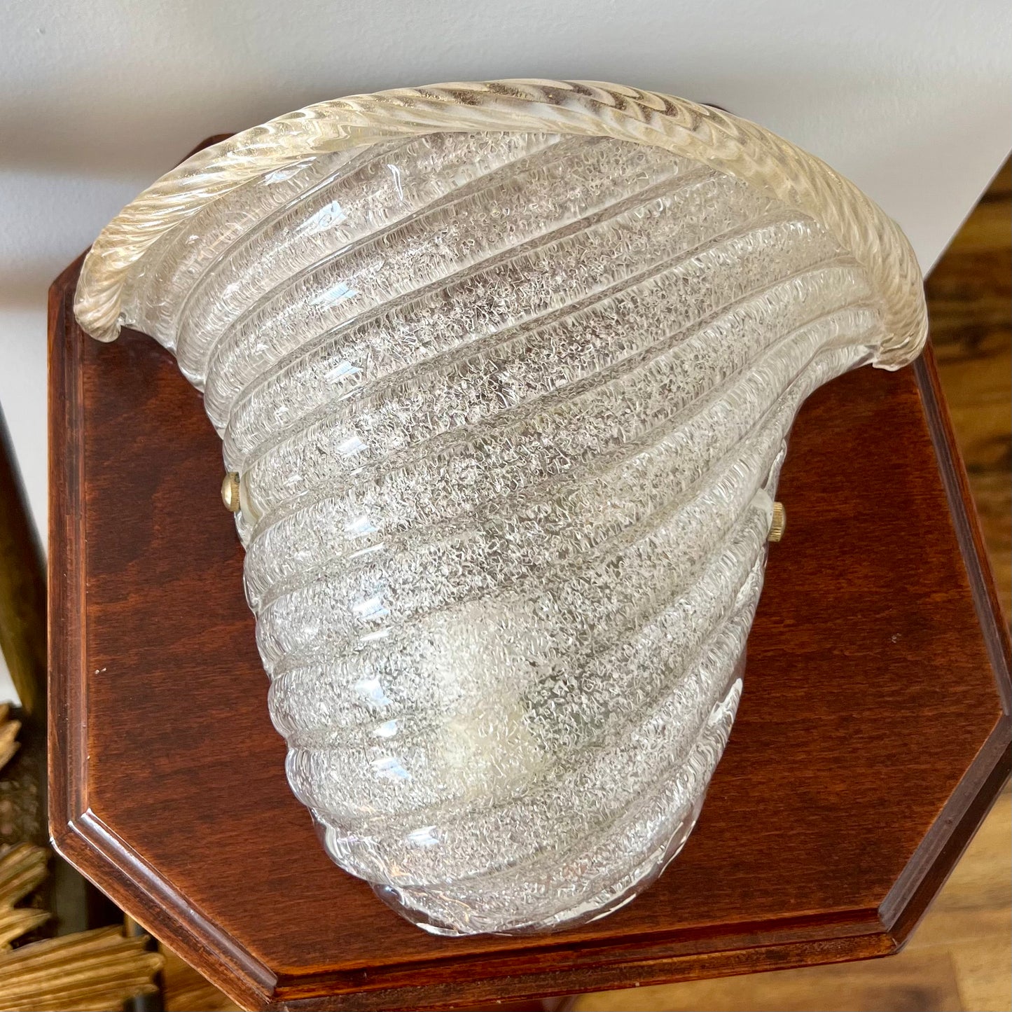 - Vintage Murano ‘Shell’ Sconce, Italy