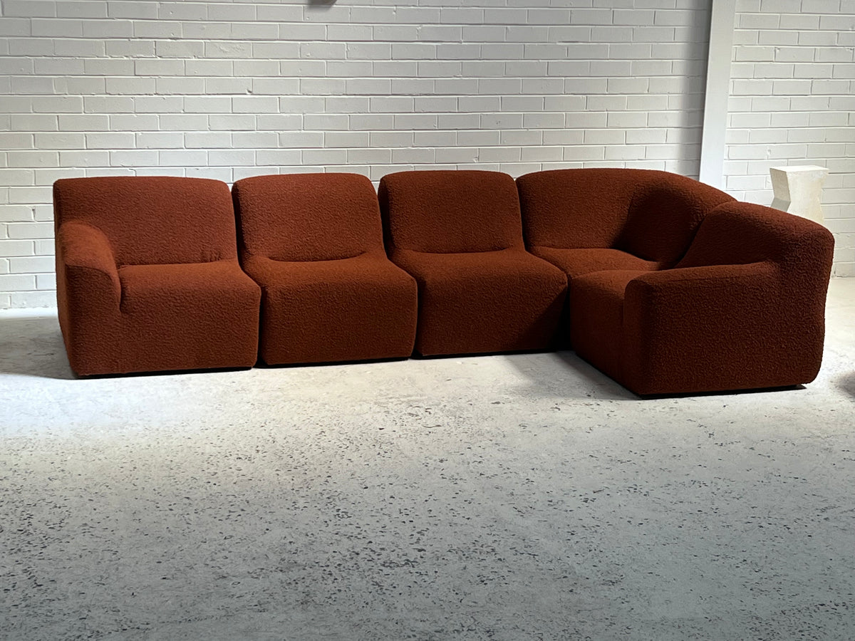 Bespoke Boucle Vintage Modular Sofa